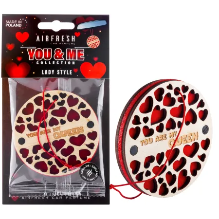 YOU & MYOU & ME LADY STYLE – drewniany zapach samochodowy premiumE FOR HER – drewniany zapach samochodowy premium